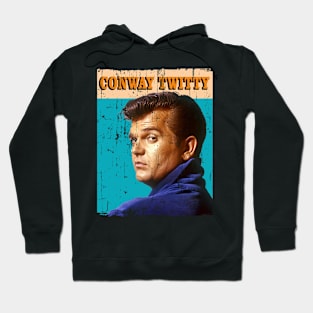 Art drawing Conway Twitty VINTAGE Hoodie